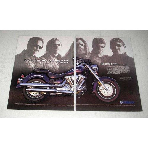2000 Yamaha Road Star Motorcycle Ad - Size of His Bike