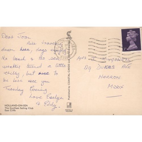 Vintage GB PC 1968 - Gunfleet Sailing Club, East Cliffs, Holland-On-Sea, Essex