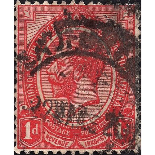 SOUTH AFRICA, George V, red 1913, 1d