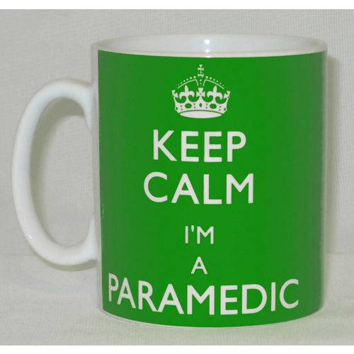 Keep Calm I'm A Paramedic Mug Can Personalise Great Ambulance Medic Driver Gift