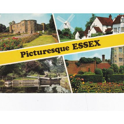 Picturesque Essex Postcard used VGC