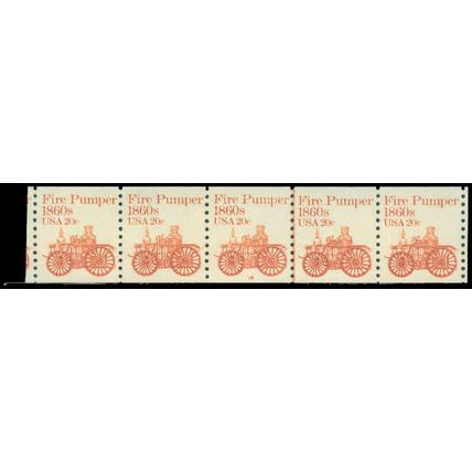1908v 20c Fire Pumper Very Fine MNH Dry Gum PNC 16/5 P0554