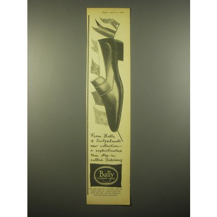 1966 Bally of Switzerland Sebring Shoes Advertisement