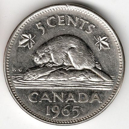 Canada : 5 Cents 1965