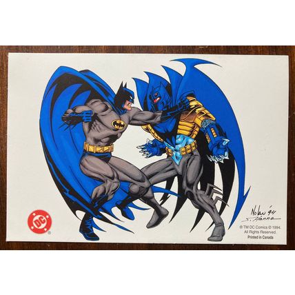 KnightsEnd Postcard promo (A) 1994 Batman, Nolan, Hanna, DC comics