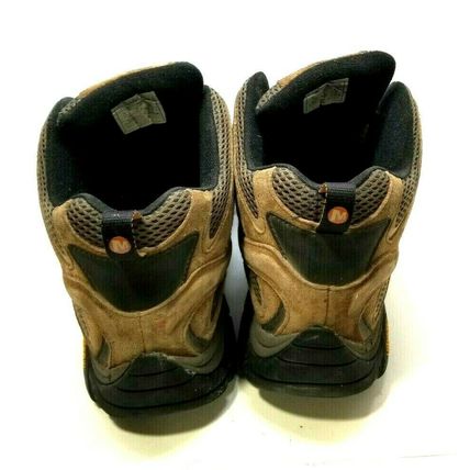 Men's Moab Merrell Waterproof Hiking Performance Shoes Earth Brown Size 11 (G25)