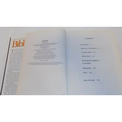 The Oxford Guide To The BIBLE By Bruce M Michael D. Coogan Metzger 1993