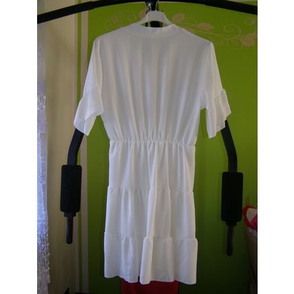 Elegant cream woman dress size 3XL, summer airy dress cream tunic. 183