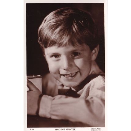 Vincent Winter Child Movie Film Star Picturegoer Postcard