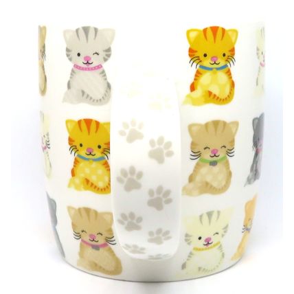 Dotty Kittens Mug Fine Bone China 9 CM