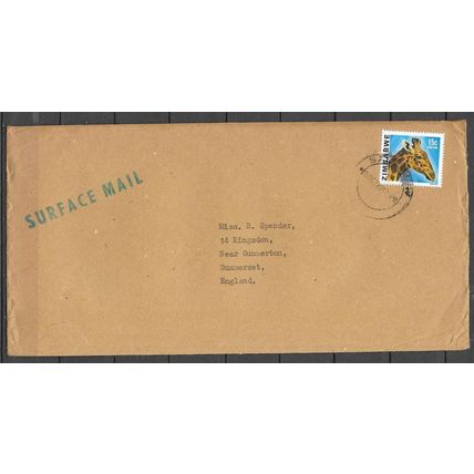 ZIMBABWE LETTRE - REF 139