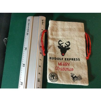 Christmas Sack with Rudolph 1:12th Dolls House Miniature