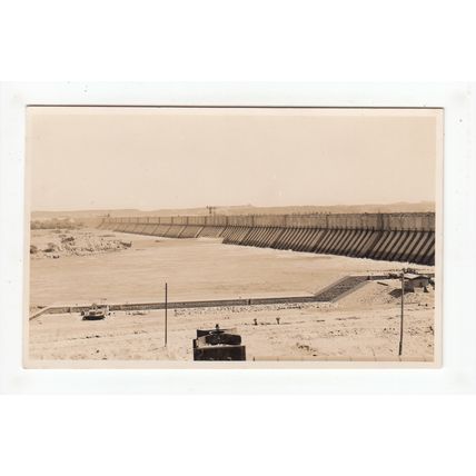 Aswan Dam Postcard Egypt