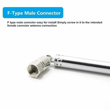 Telescopic FM Radio "F" Connection Antenna - Male "F" Connector - 75 Ohm FM Ster