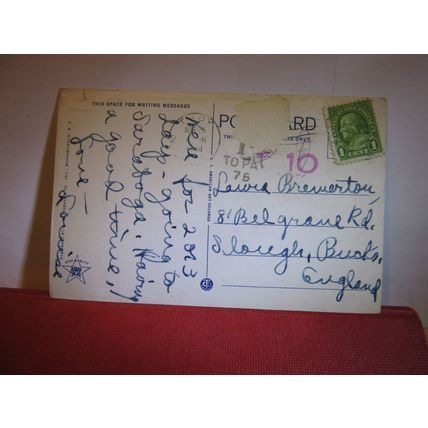 COLLAR DISTRICT & HUDSON RIVER, TROY, NEW YORK STATE USA used postcard 1930 pm #