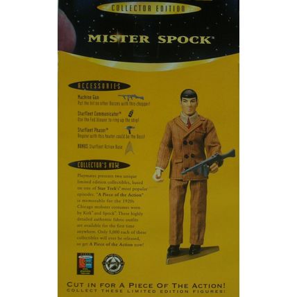 Star Trek - 1996 9" Doll - Mister Spock (A Piece Of The Action) - Limited 5000