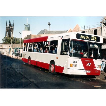 Colour Photograph of Northumbria Motor Services Ltd. - N286 NCN