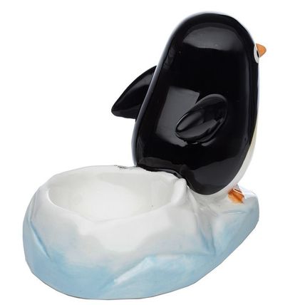 Penguin Egg Cup Ceramic 8 CM Tableware Home Decor