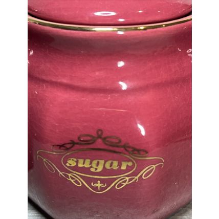 Sugar, Salt and Pepper Shaker Set x 3 Ceramic Vintage Collectible Decor Display