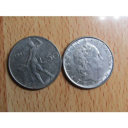 Italy 1982 50 Lire Coin