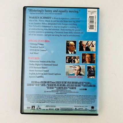About Schmidt DVD Jack Nicholson