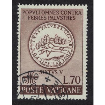 Vatican Malaria Eradication 70L 1962 Canc SG#372 Sc#327