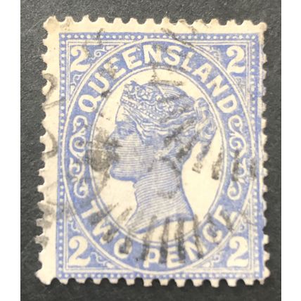 AUSTRALIAN STATES..-queensland SG 234 USED 2d #1