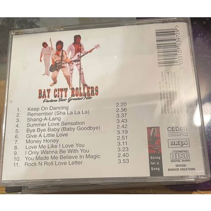 Bay City Rollers Perform Their Greatest Hits - CD