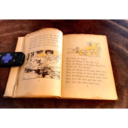 Old Vintage Basic Reader AFirst Reader By Spaulding & Bryce 1906