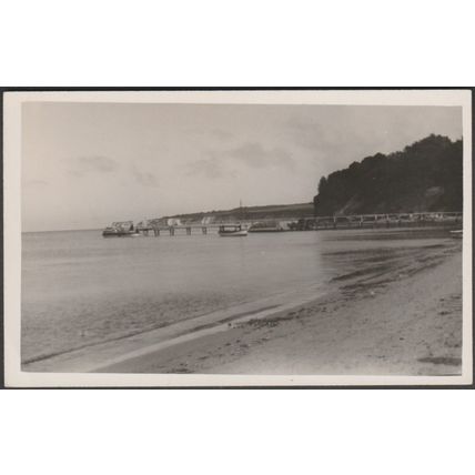 Studland Beach and Jetty, Dorset, c.1930 - RP Postcard