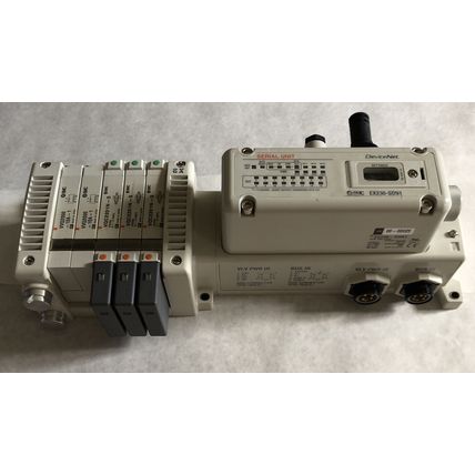 NEW SMC US2984-20,EX230-SDN1,EX230-CB2,VVQ2000 DEVICENET MANIFOLD VALVE,Se