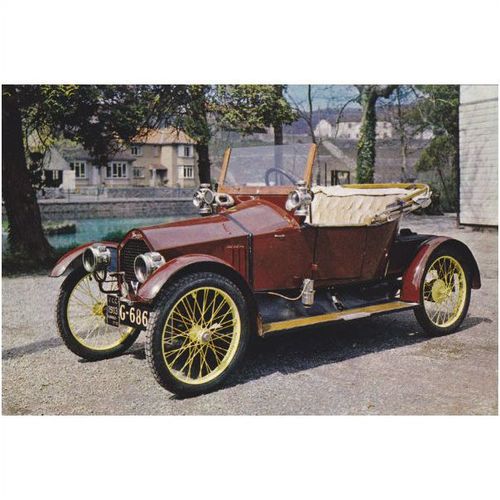 1913.Humberette at Cheddar Motor Museum Postcard Mv2098
