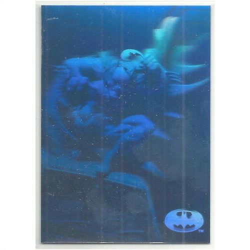 BATMAN HOLOSERIES ' SILVER ' ' card # 12 ( 1996 )