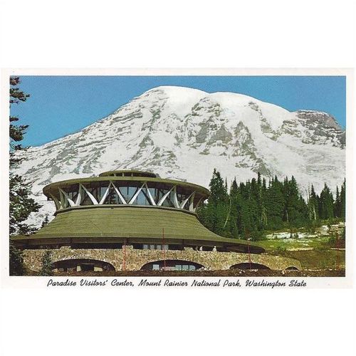 1960's Paradise Visitors' Center, Mount Rainier National Park, Washington