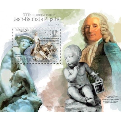TOGO 2014 SHEET MNH PIGALLE ART PAINTINGS ARTE PINTURAS PEINTURES 1A