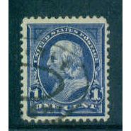 Used 264 1c Benjamin Franklin Fine M02824