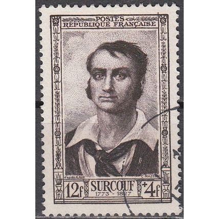 France 1951 Michel 912 O Cote (2008) 9.50 € Baron Robert Surcouf Cachet rond