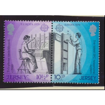 Jersey Stamps Scott #202 To 205, Mint Never Hinged, Pairs