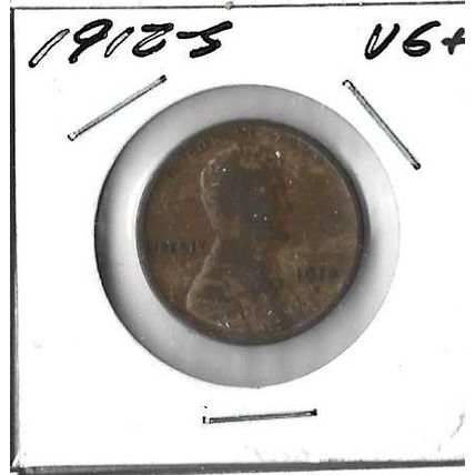 1912-S US Lincoln Cent VG/Fine Grey Sheet $17.00