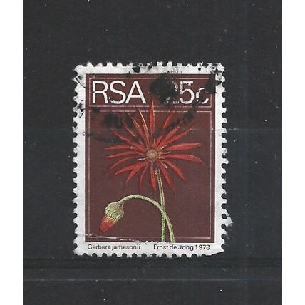 SouthAfrica.SG360 25c Barberton Daisy.Fine Used.Sep25g