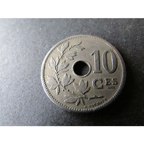1905 BELGIUM 10 CENTIMES FRENCH TEXT FREE POST. I
