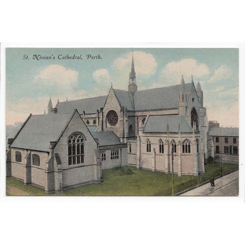 St Ninian's Cathedral Perth Old Postcard