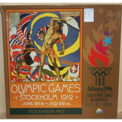 1996 Atlanta Olympic Games Stockholm 1912 550 Piece Puzzle Sealed
