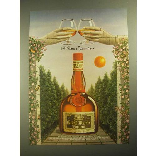 1987 Grand Marnier Liqueur Ad - To Grand Expectations