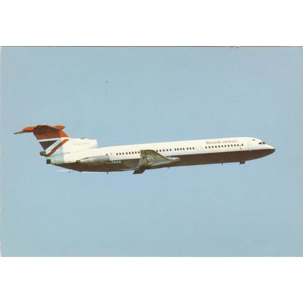 British Airways Trident 3 Civil Aviation Postcard (A18774)
