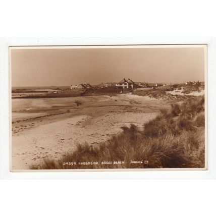 Broad Beach Rhosneigr Postcard 1955 Anglesey Judges 24594