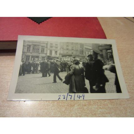 vintage photograph of women's rights demo, GROAT MARKET NEWCASTLE ON TYNE 1949