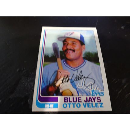 1982 Topps Card # 155A Otto Velez Excellent-Mint (6) Toronto Blue Jays
