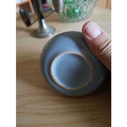 Small Blue Polker Dot Dish