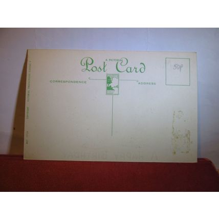 LIFE GO WITH A SWING, CHILD'S BIRTHDAY, unused vintage postcard children #